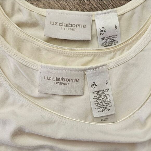 NWOT Liz Claiborne Tank Tops Set of 2 Size L - Picture 4 of 6